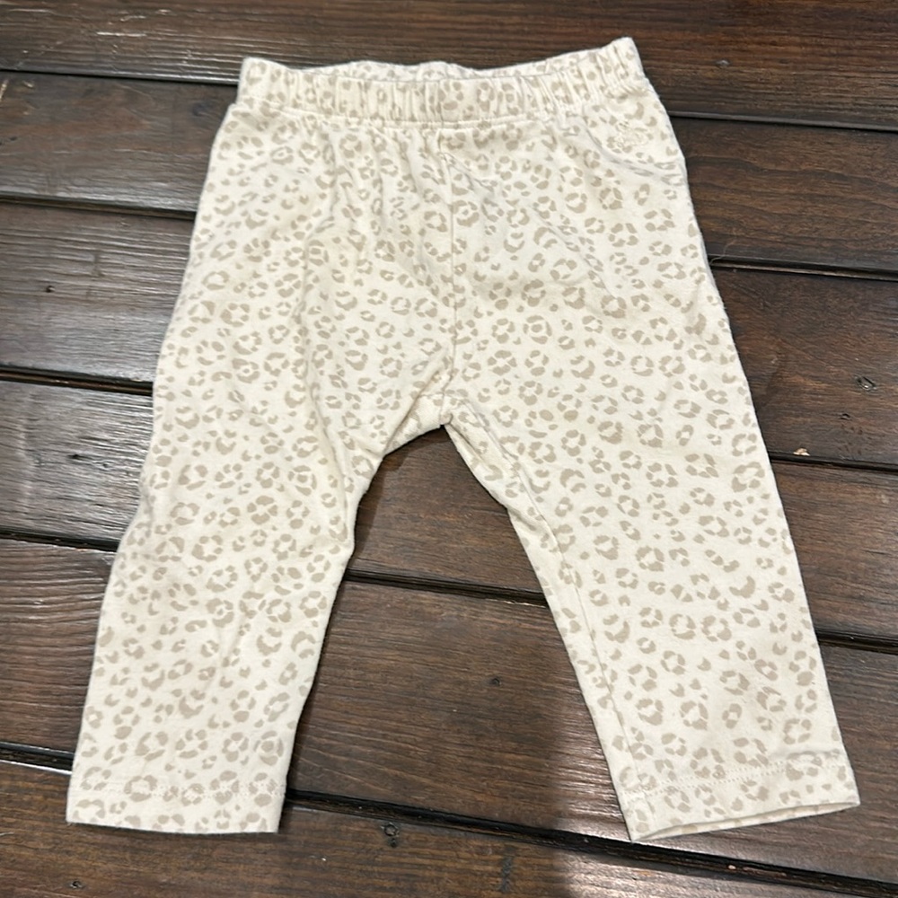 Leopard Print Pants - 3-6M